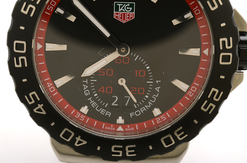 Men's Tag Heuer Formula 1 Grande Date 42 mm Quartz Steel Watch