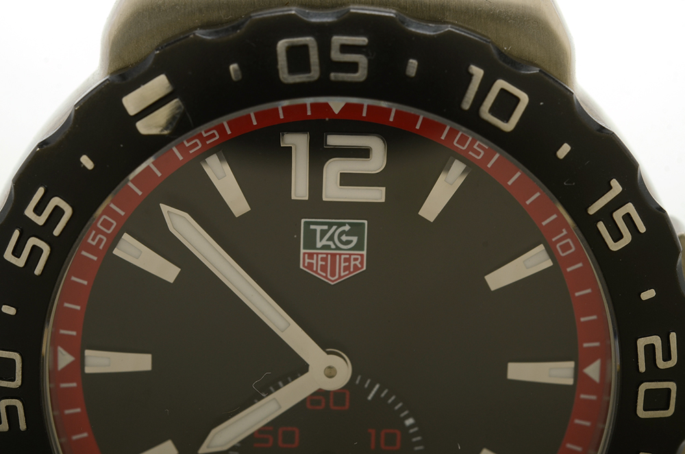 Men's Tag Heuer Formula 1 Grande Date 42 mm Quartz Steel Watch
