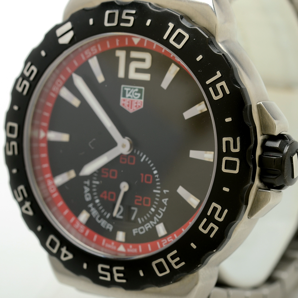 Men's Tag Heuer Formula 1 Grande Date 42 mm Quartz Steel Watch