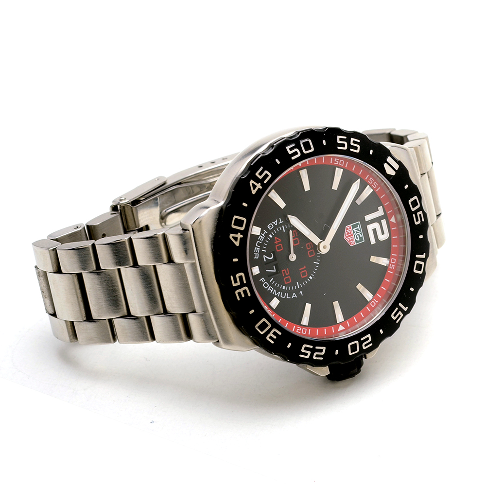 Men's Tag Heuer Formula 1 Grande Date 42 mm Quartz Steel Watch