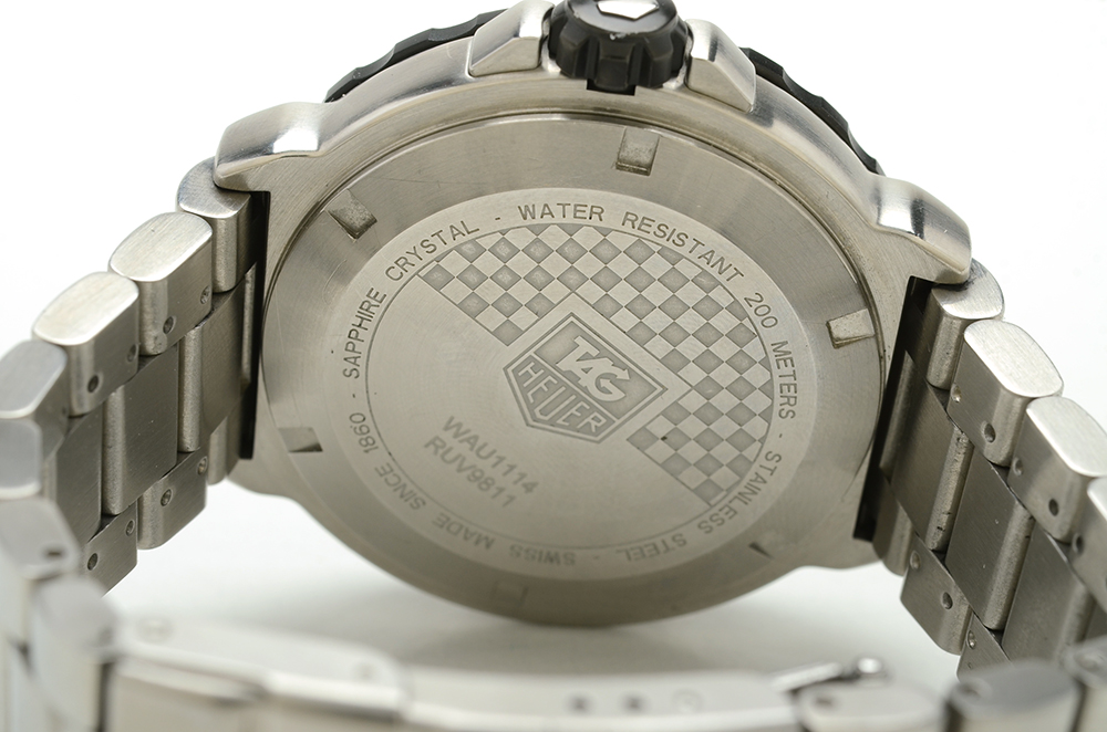 Men's Tag Heuer Formula 1 Grande Date 42 mm Quartz Steel Watch