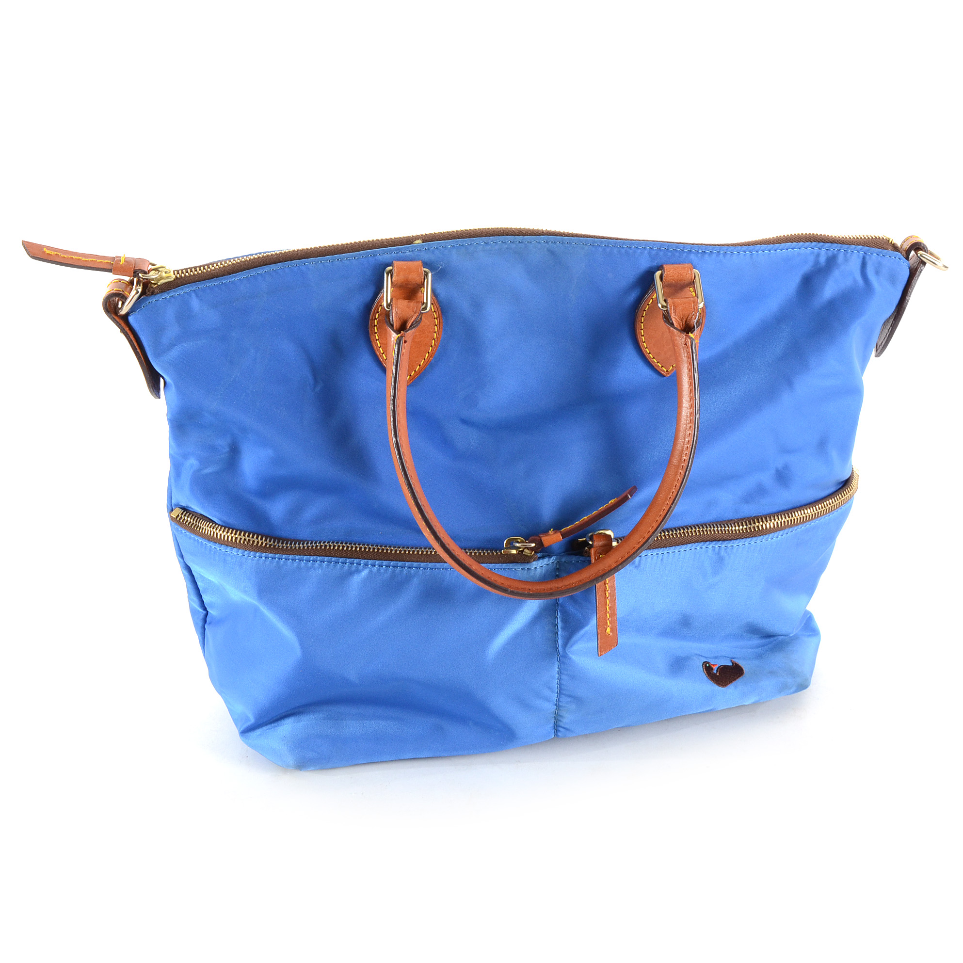 Dooney & Bourke Leather Trimmed Nylon Bag