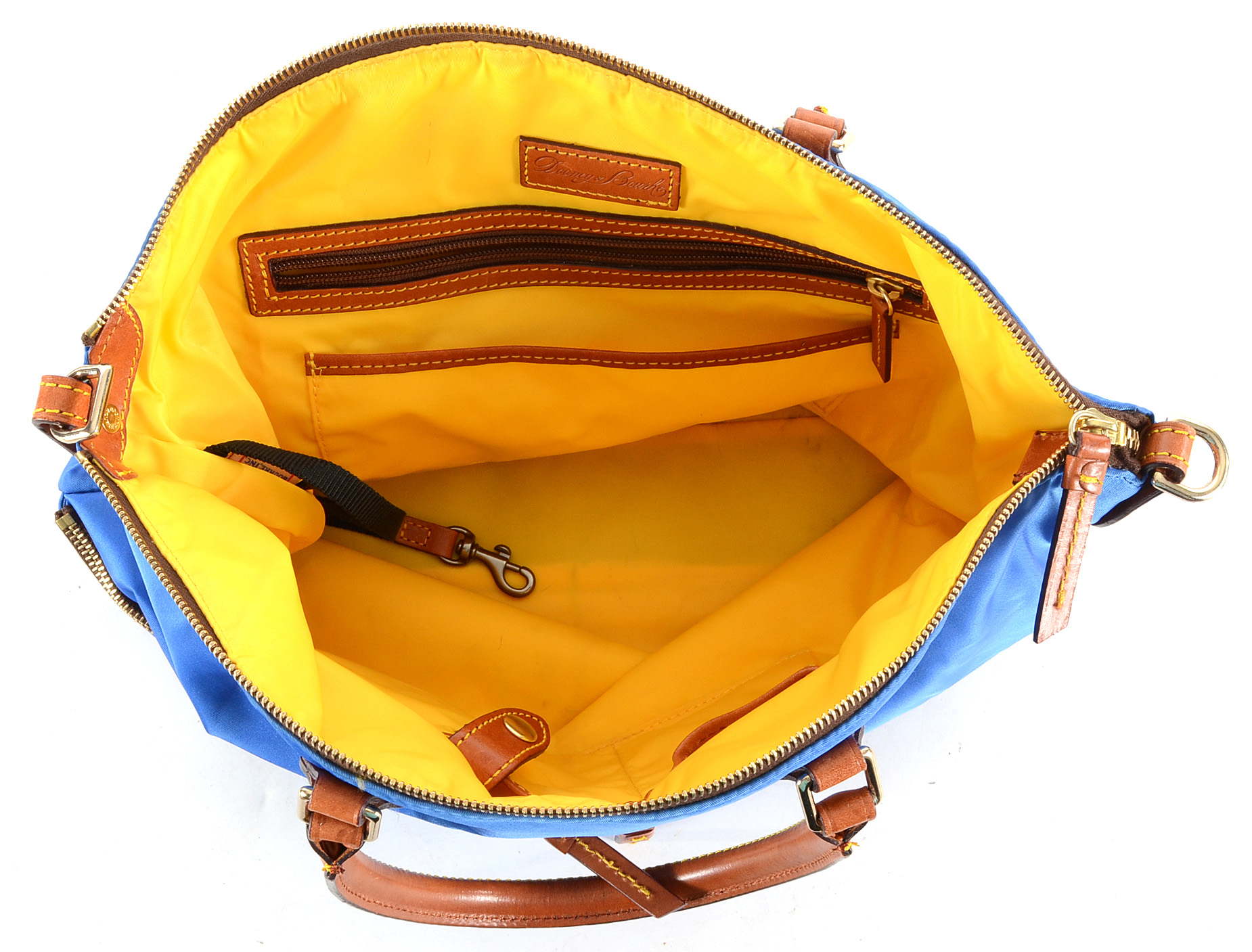 Dooney & Bourke Leather Trimmed Nylon Bag