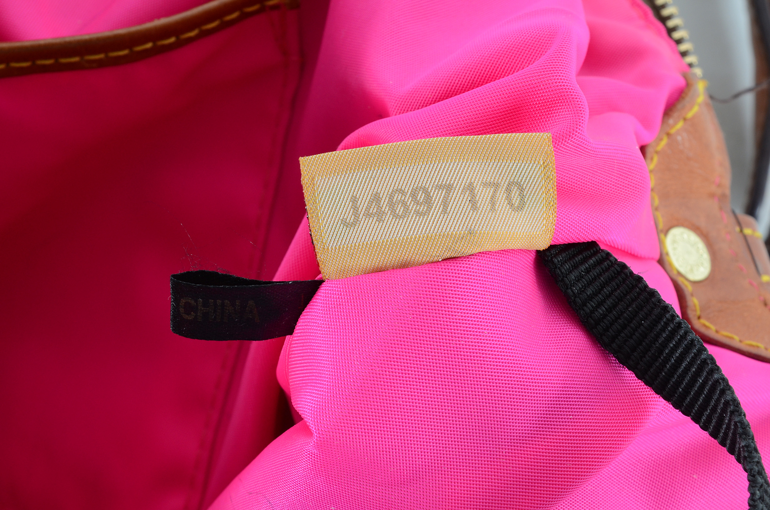 Dooney & Bourke Leather Trimmed Nylon Bag