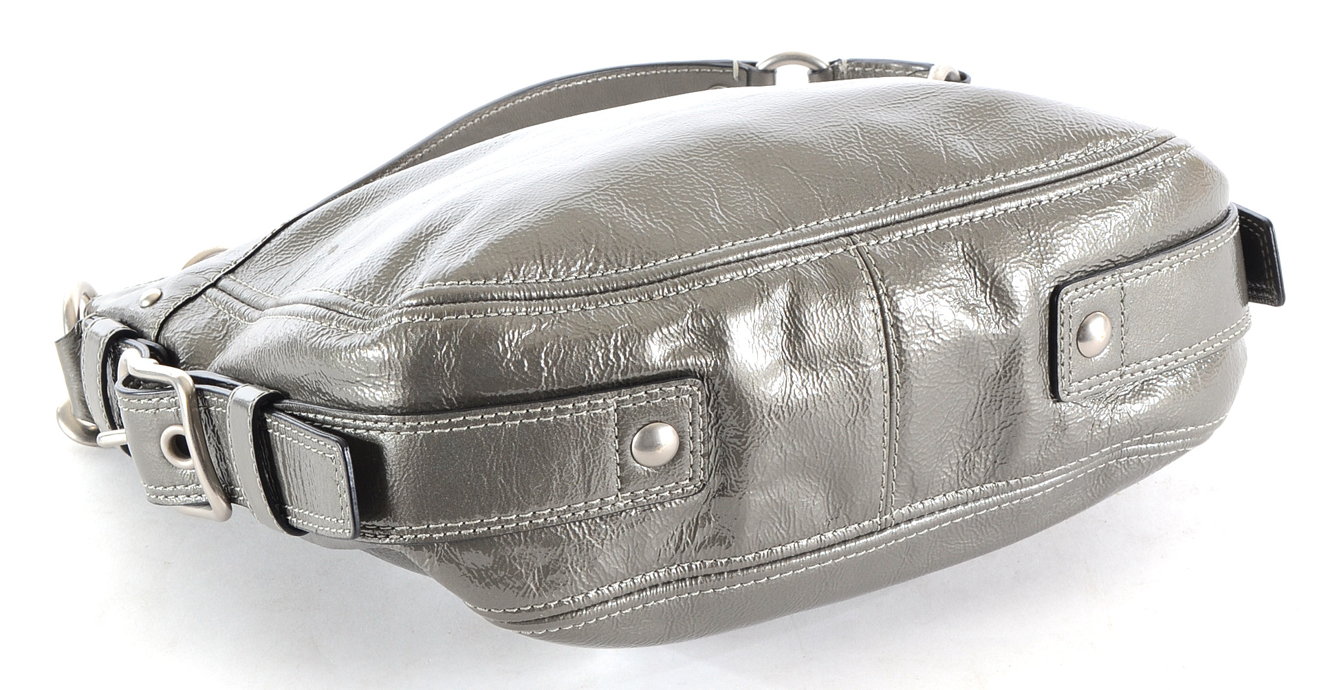 Coach Zoe Patent Leather Shoulder Bag