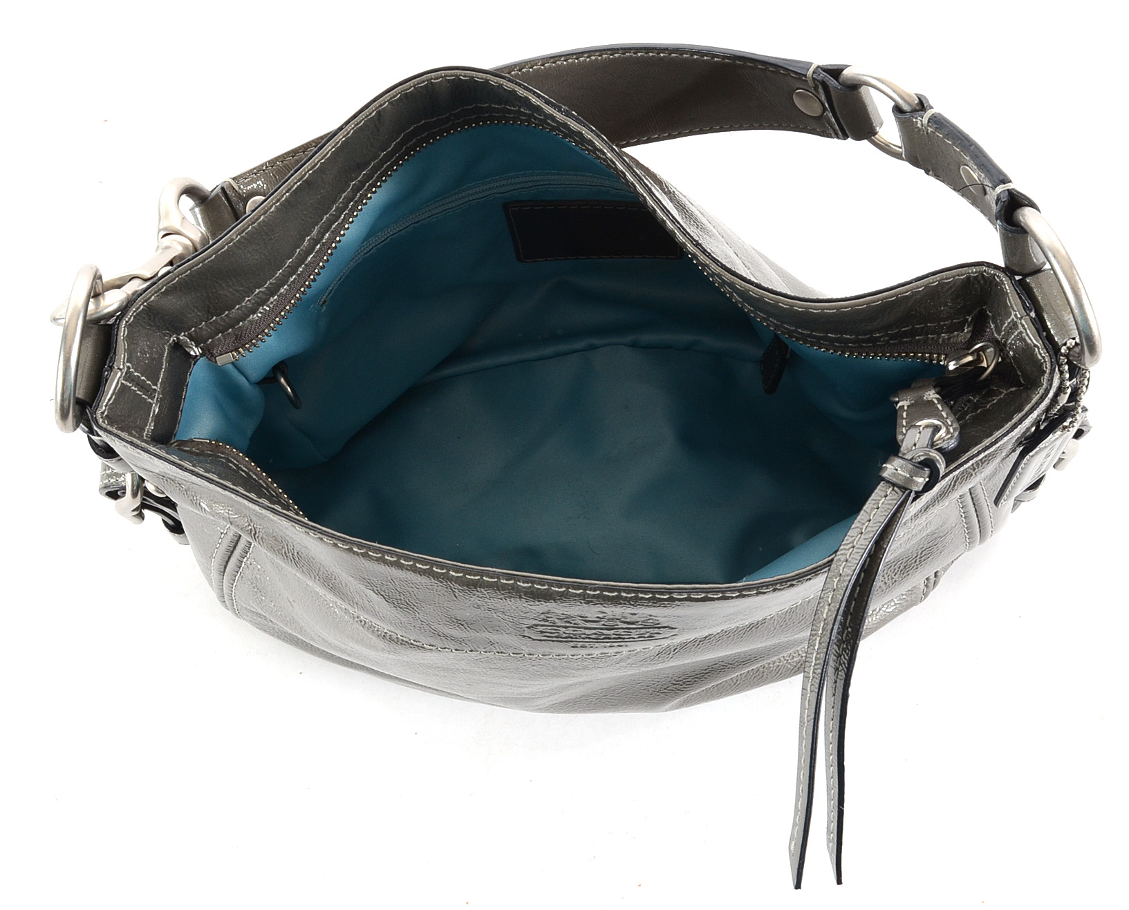 Coach Zoe Patent Leather Shoulder Bag