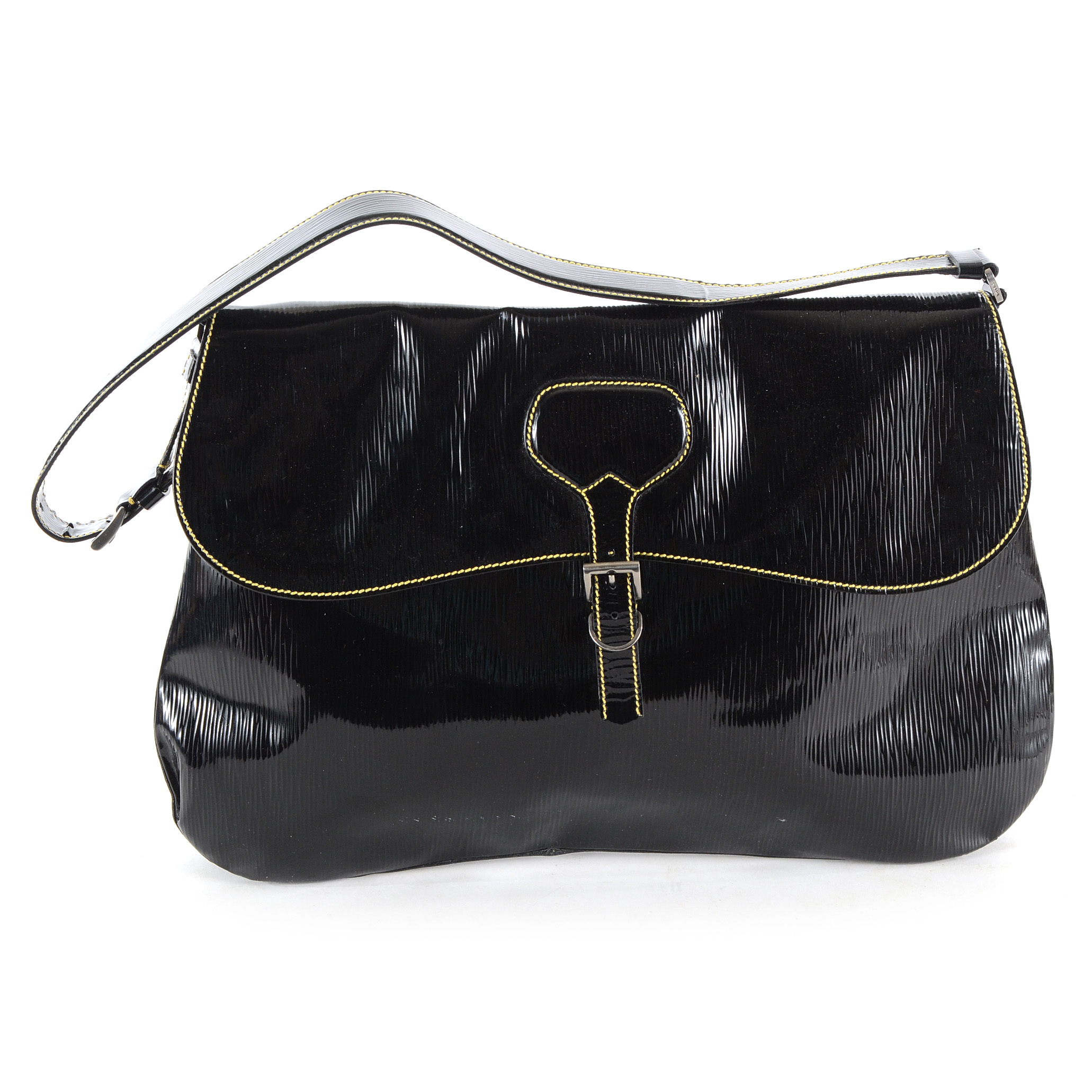 Prada Patent Leather Flap Bag