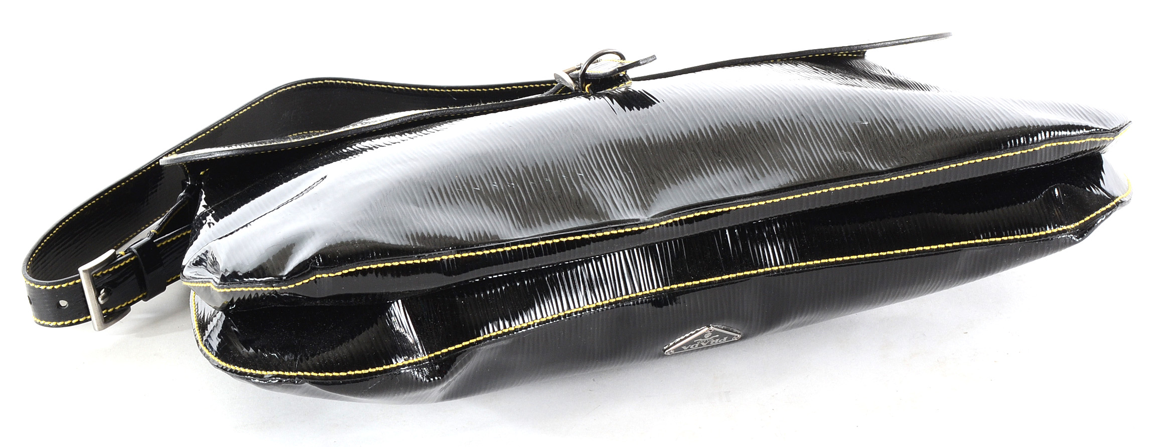Prada Patent Leather Flap Bag