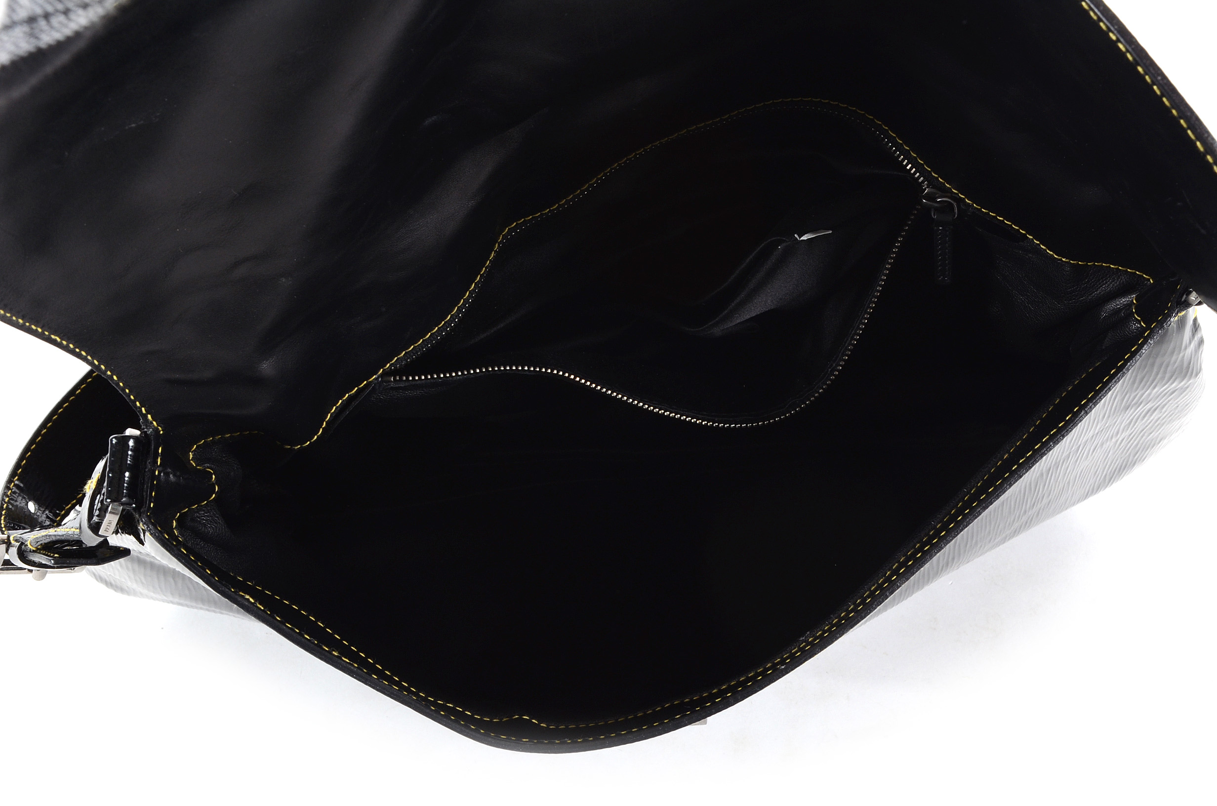 Prada Patent Leather Flap Bag