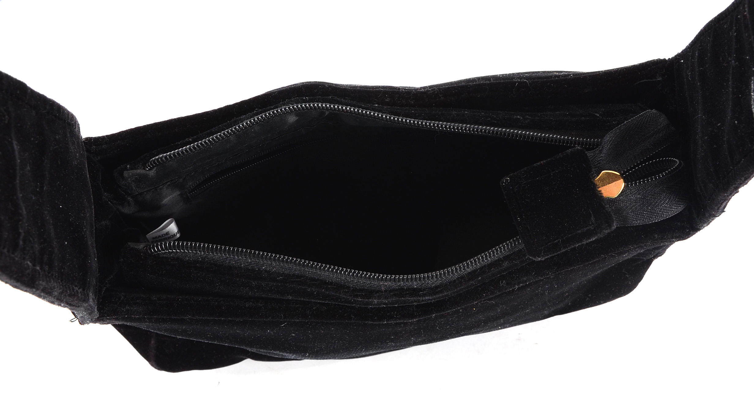 Jeanne Lottie Velvet Shoulder Bag