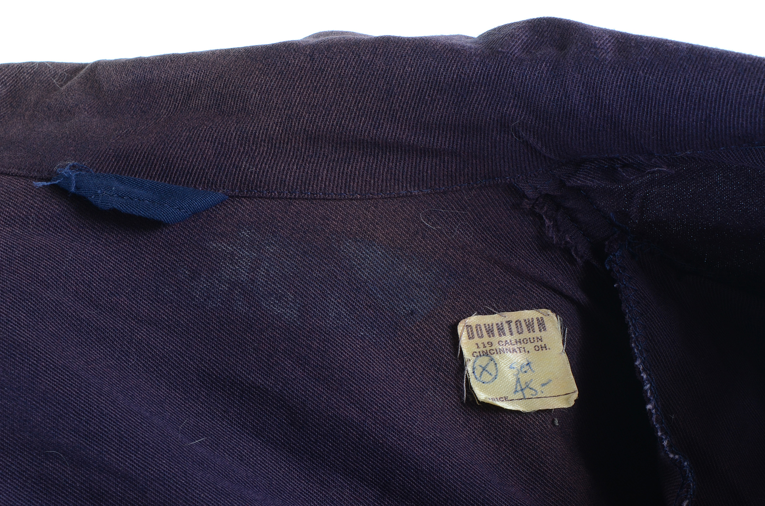 Vintage Downtown Purple Cotton Jacket