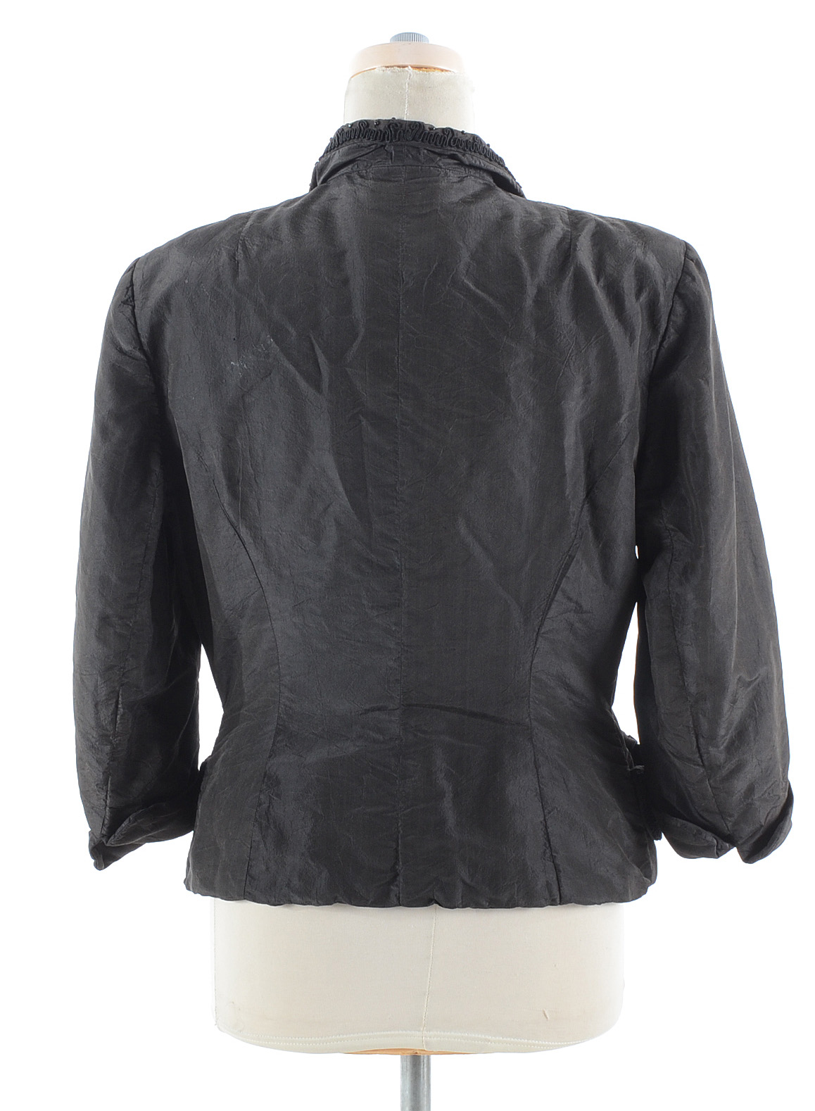 Vintage Vogue and Vanities Embellished Taffeta Jacket