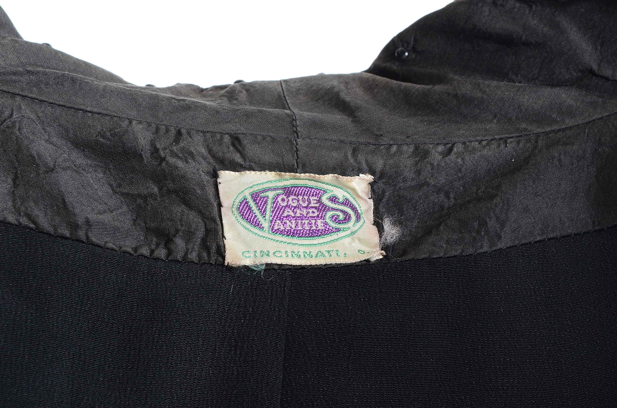 Vintage Vogue and Vanities Embellished Taffeta Jacket