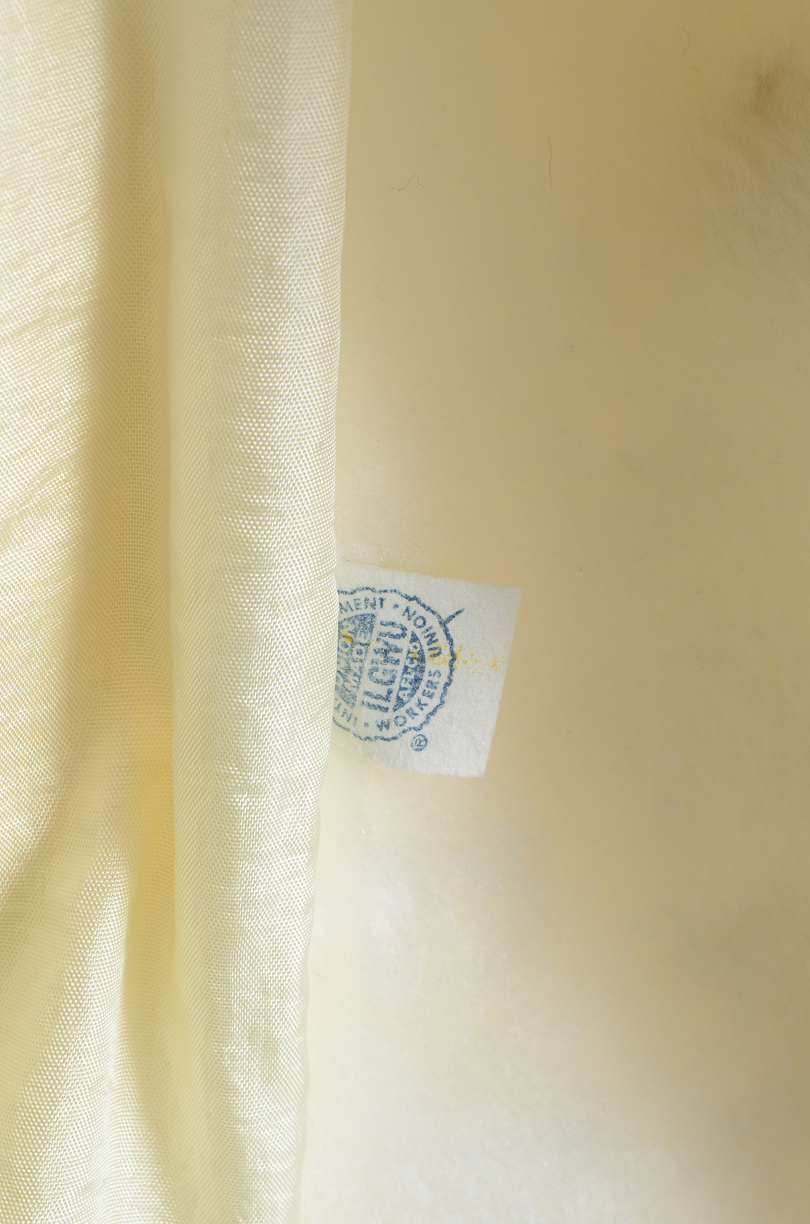 Circa 1960s White Faux Fur Coat