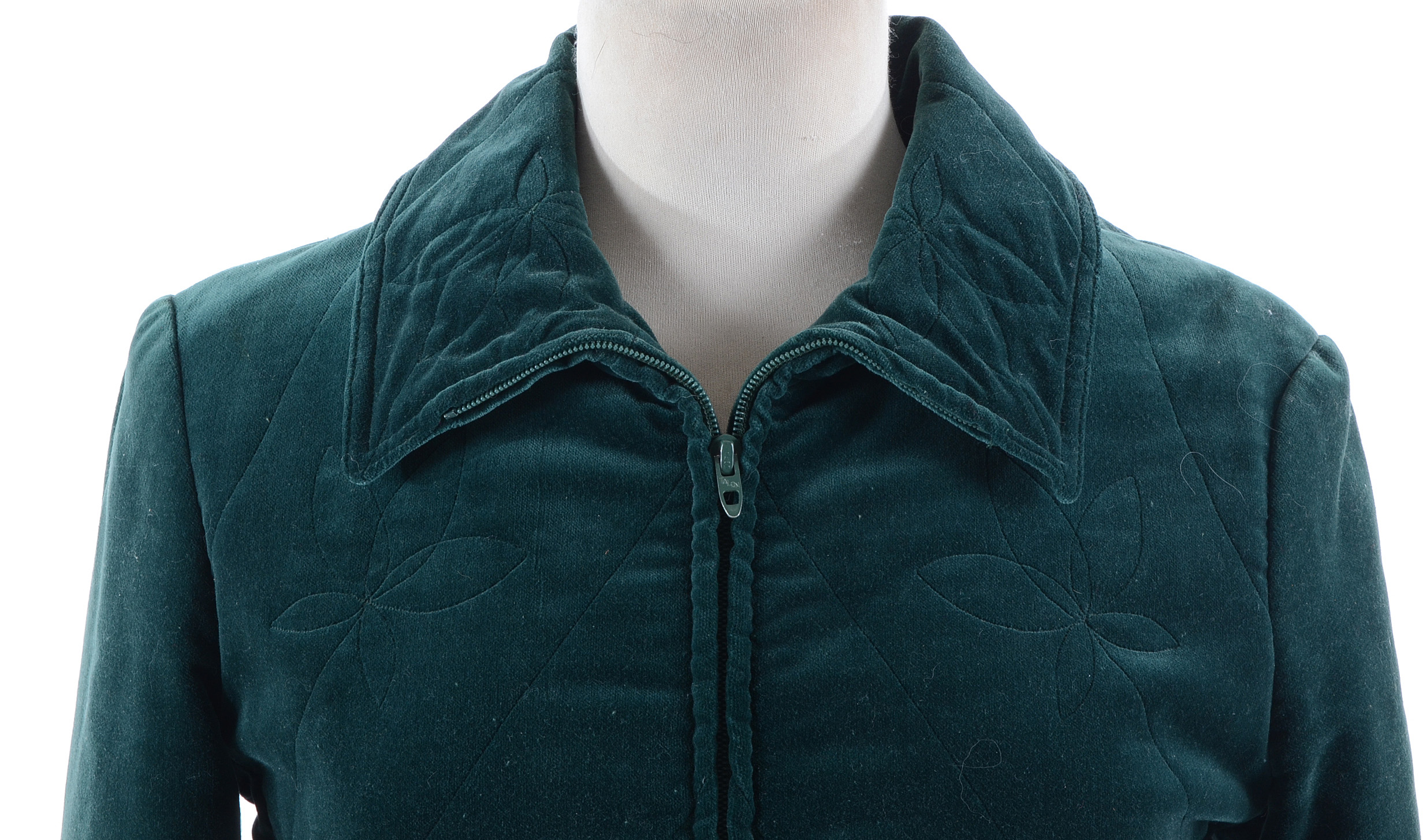 Jones New York Quilted Velvet Jacket
