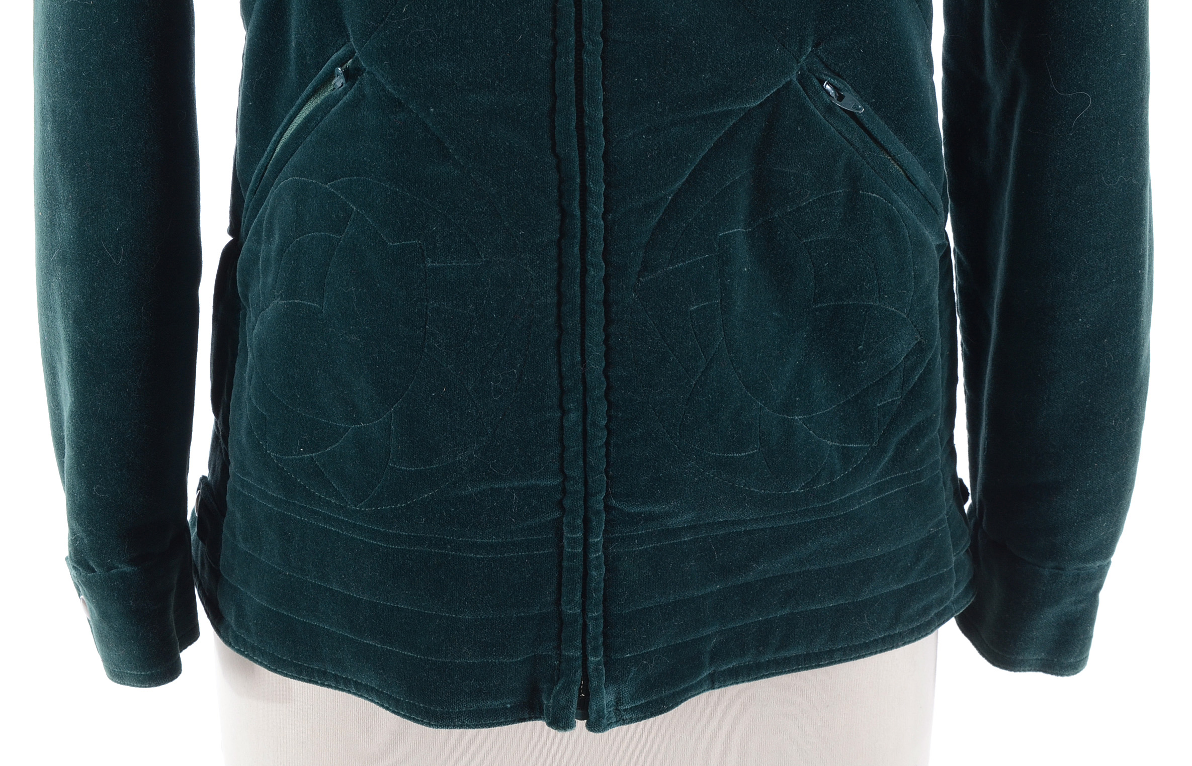 Jones New York Quilted Velvet Jacket