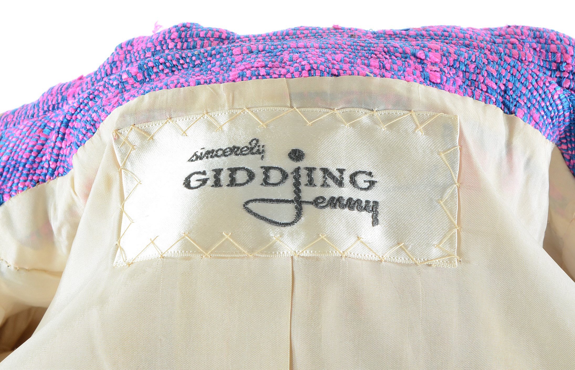 Vintage Gidding-Jenny Towncliffe Pink Boucle Jacket