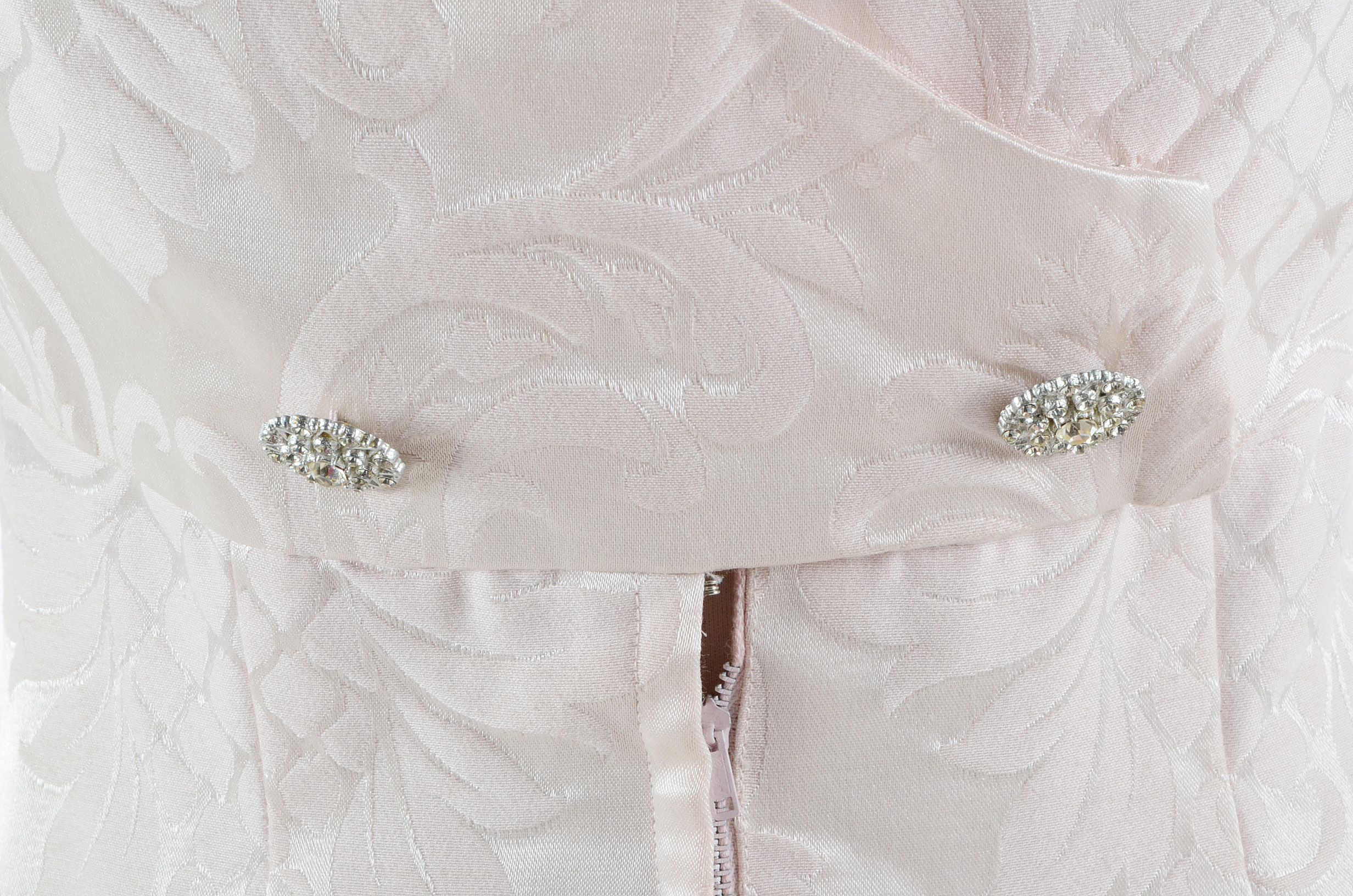 1960s Brocade Maxi Dress