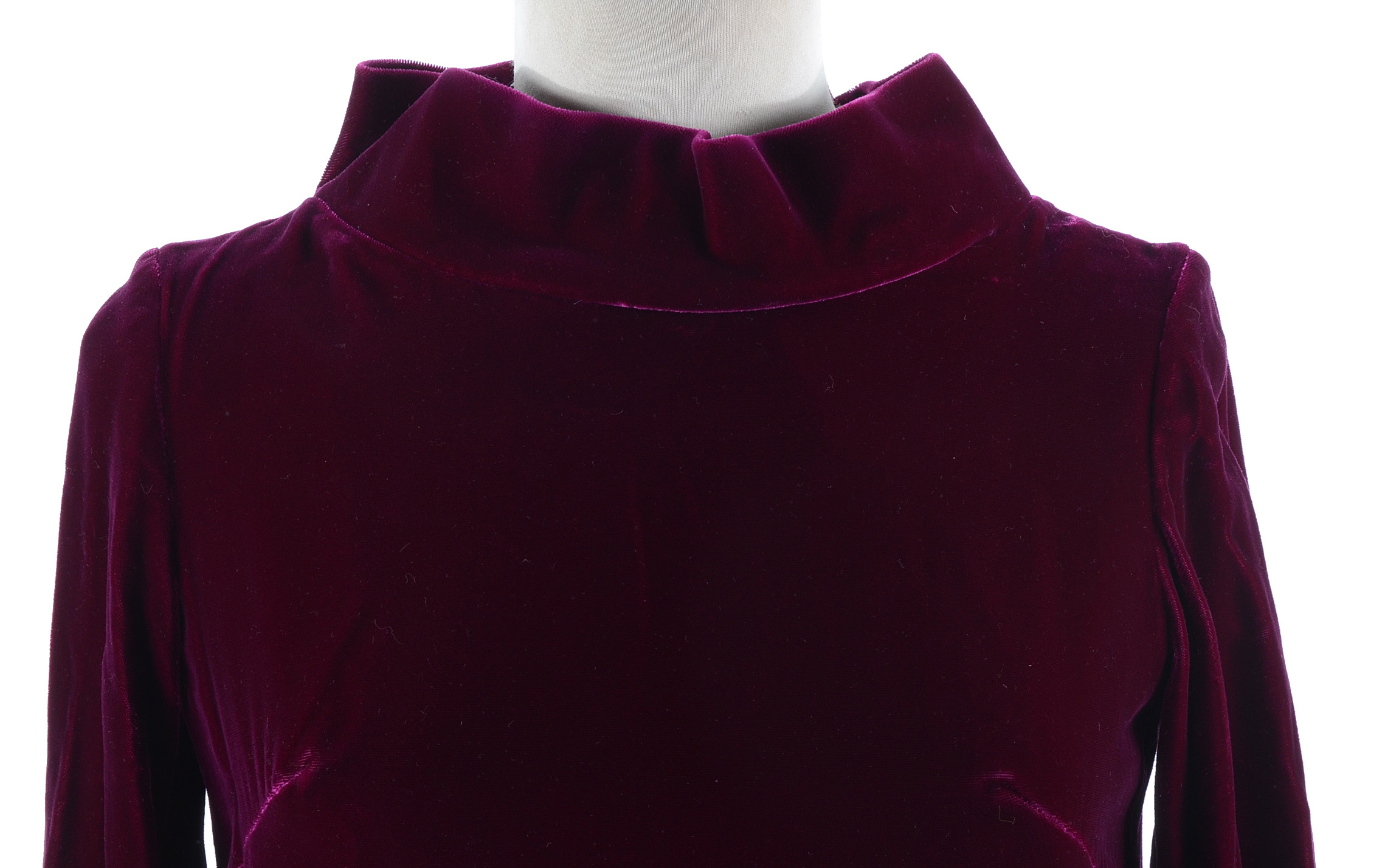 1960s Velvet Maxi Dress