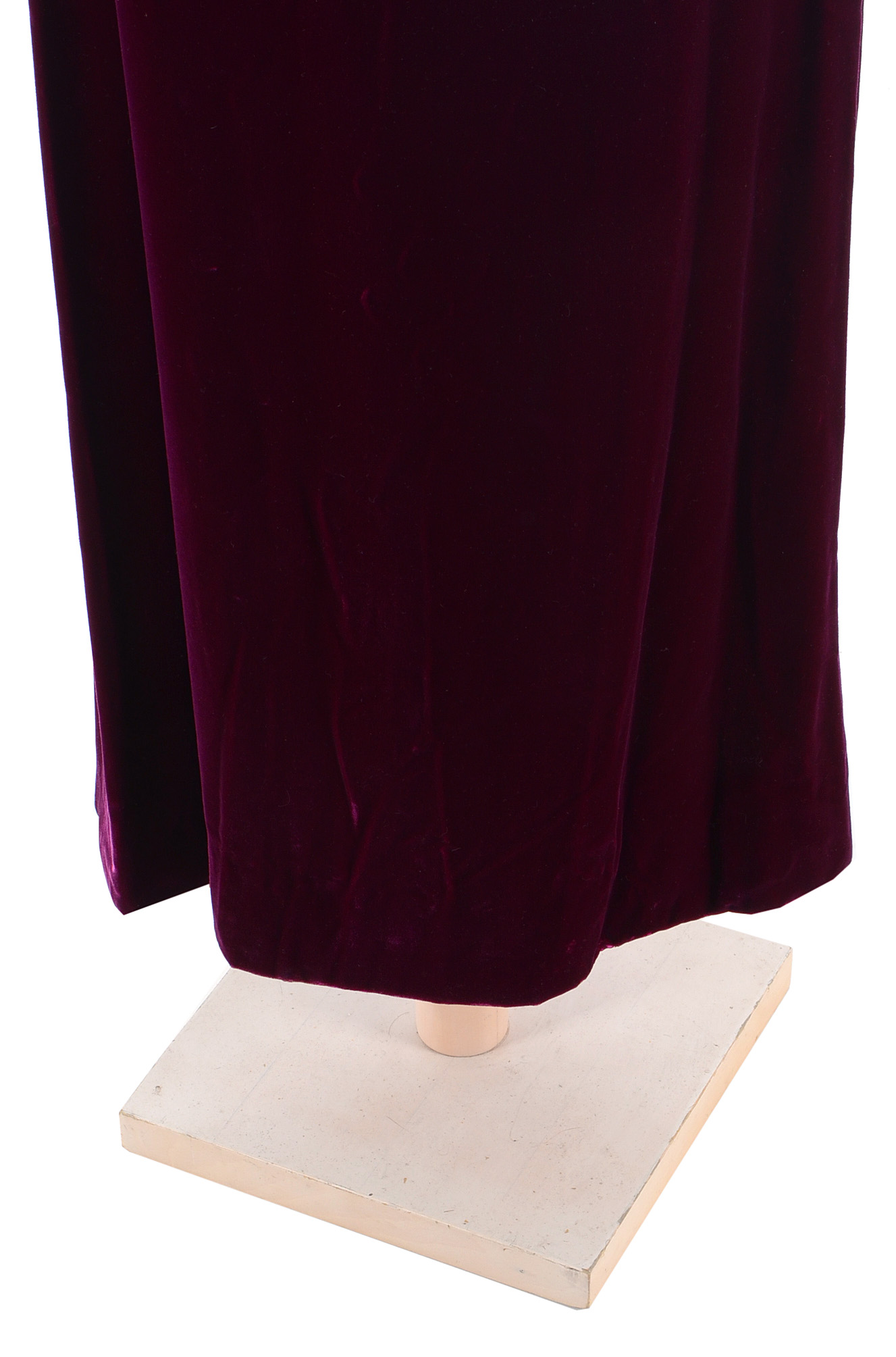 1960s Velvet Maxi Dress