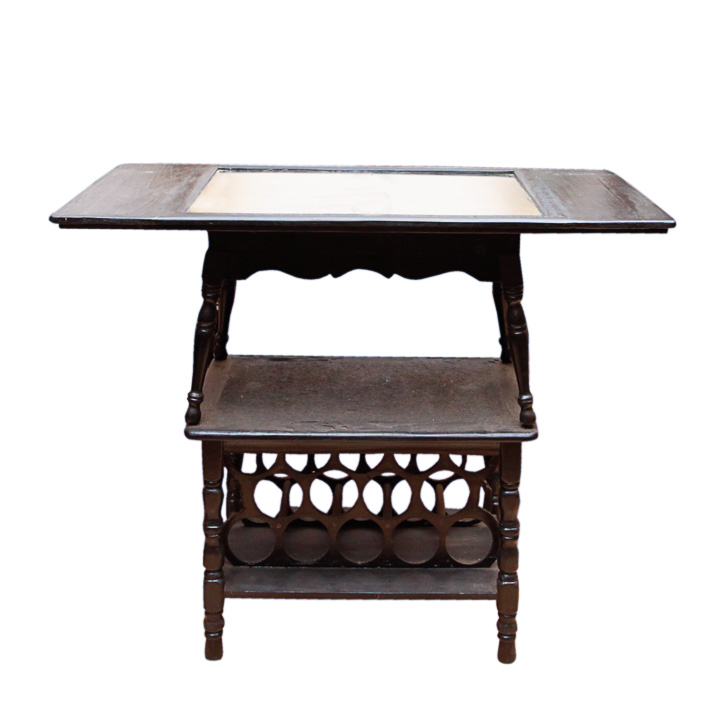 Victorian-Inspired Wine Tasting Table