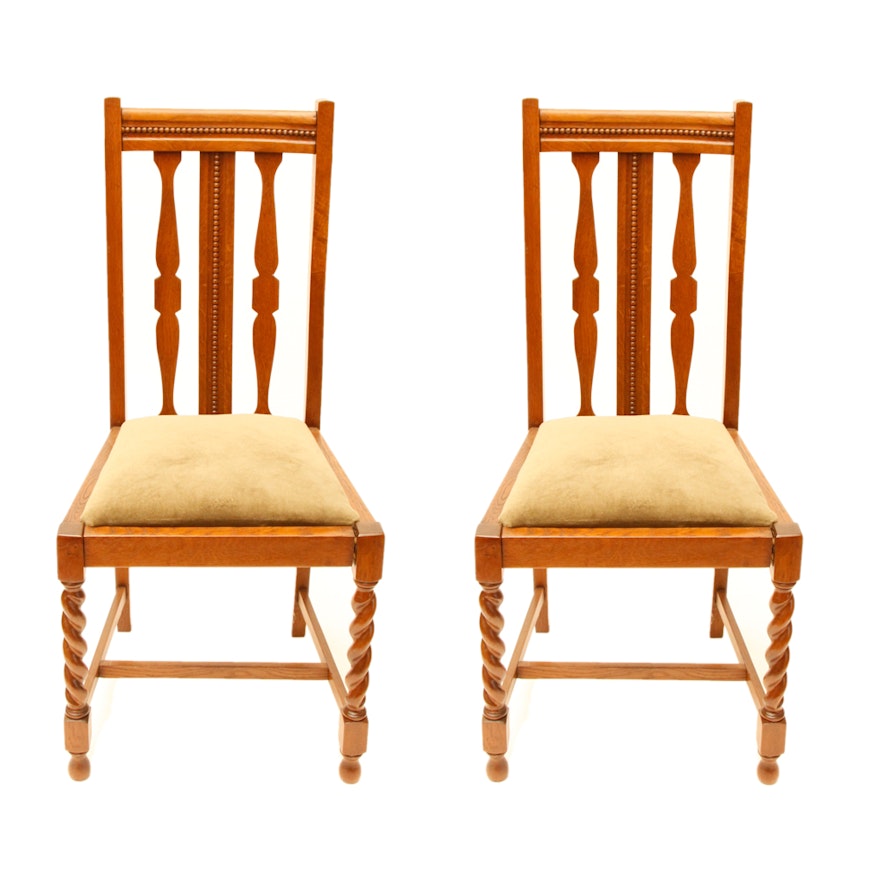 Oak Highback Chairs