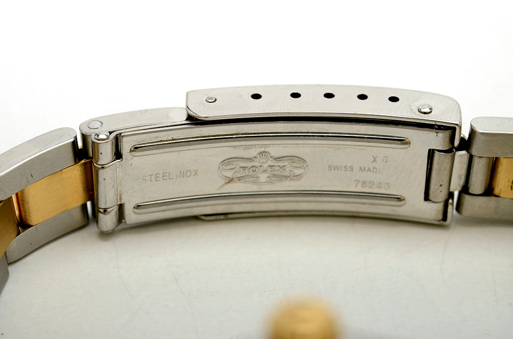 Women's Rolex Perpetual 18K Gold and Steel Champagne Automatic