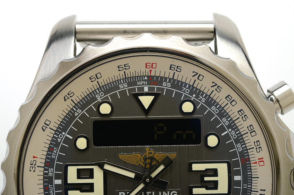 Breitling Chronospace Chronograph Grey 48 mm Super Quartz Steel