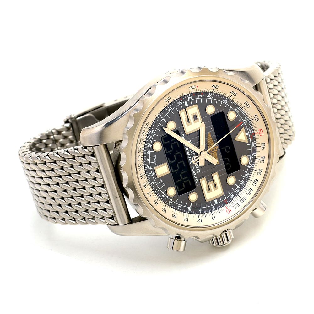 Breitling Chronospace Chronograph Grey 48 mm Super Quartz Steel