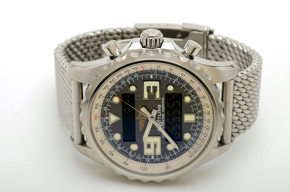 Breitling Chronospace Chronograph Grey 48 mm Super Quartz Steel