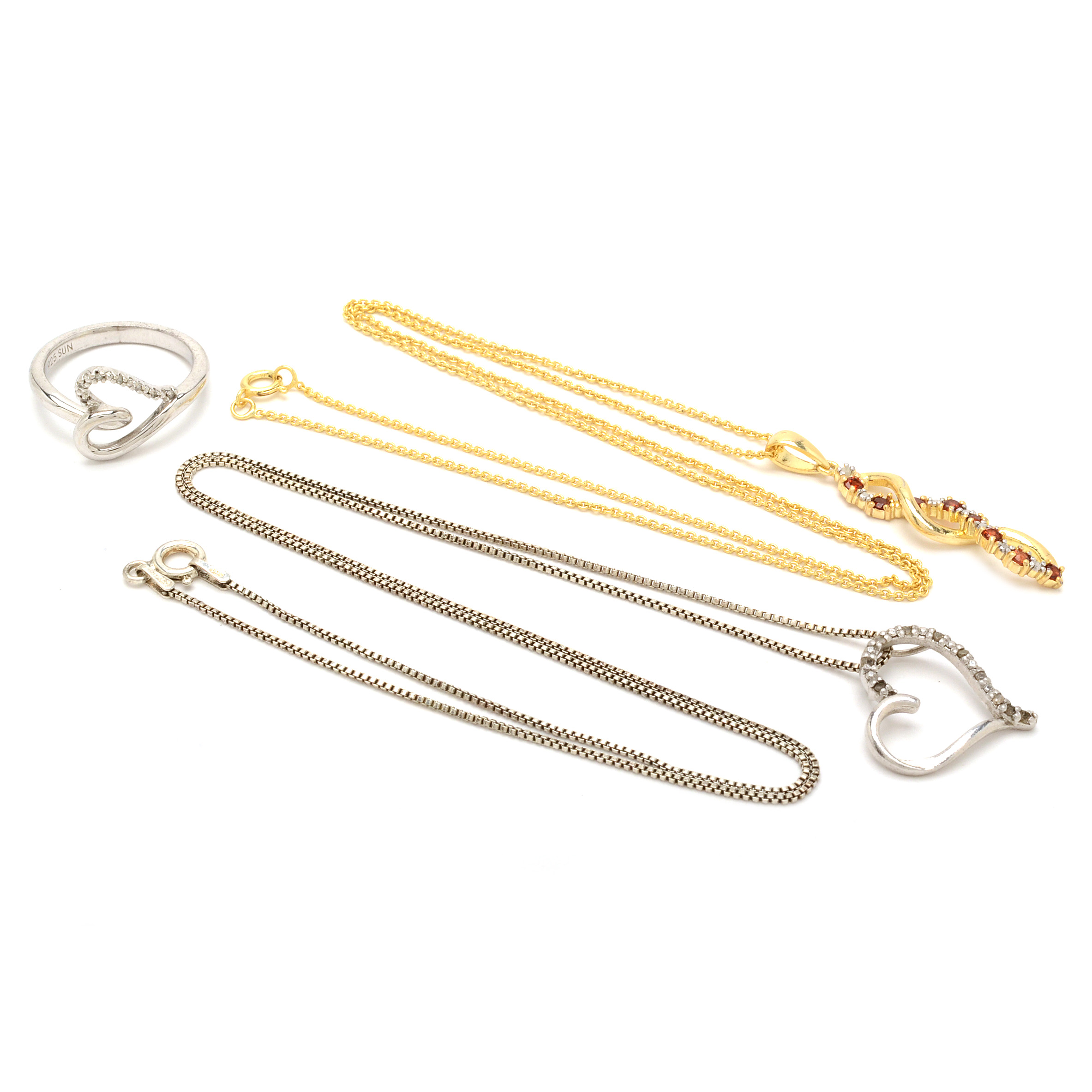 Group of Sterling Silver Jewelry