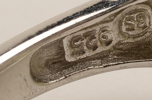 Sterling Silver Peridot Ring and Sterling Amethyst and Topaz Ring