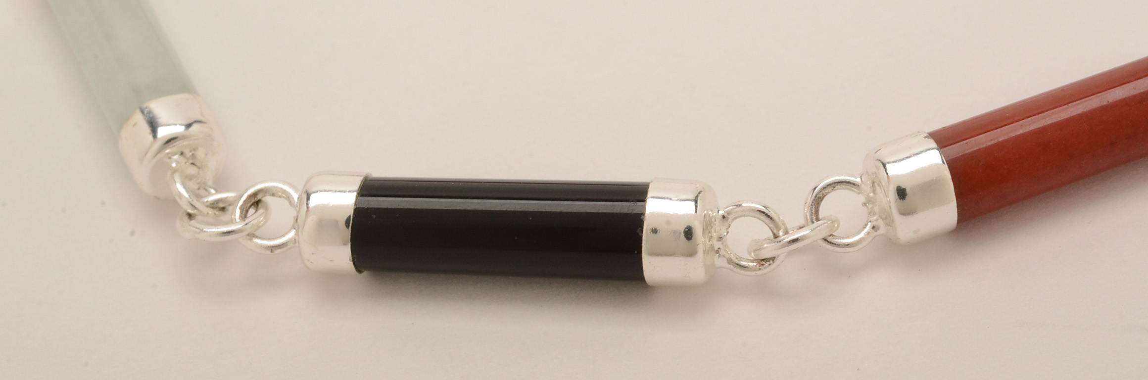 Sterling Silver Jadeite Bracelet