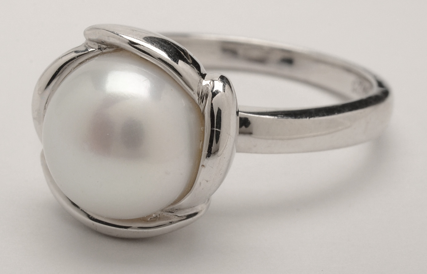 Sterling Silver Cultured Pearl Bracelet and Ring