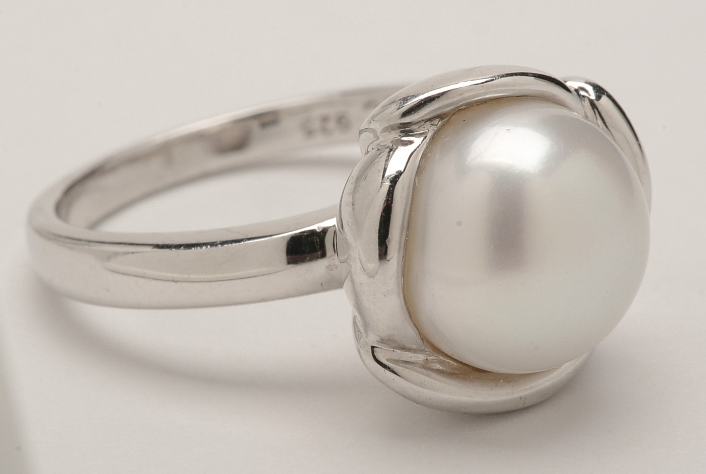 Sterling Silver Cultured Pearl Bracelet and Ring