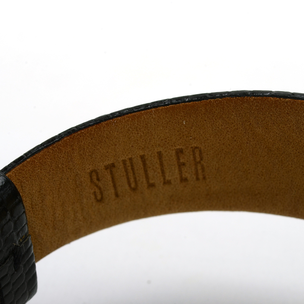 Men's 18K Yellow Gold Rolex Geneve Cellini Watch with Lizard Band