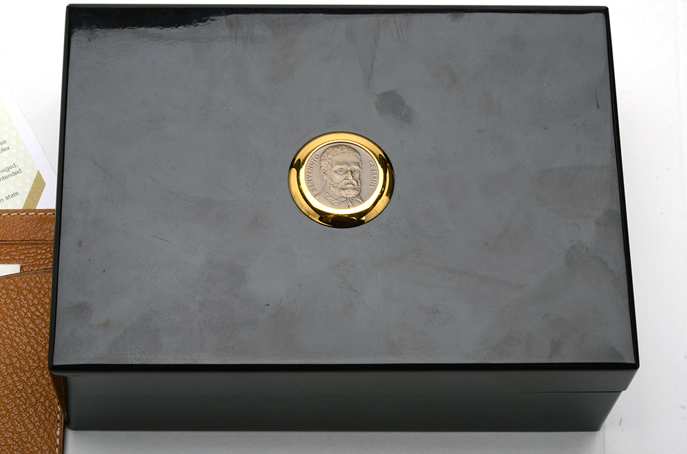 Men's 18K Yellow Gold Rolex Geneve Cellini Watch with Lizard Band