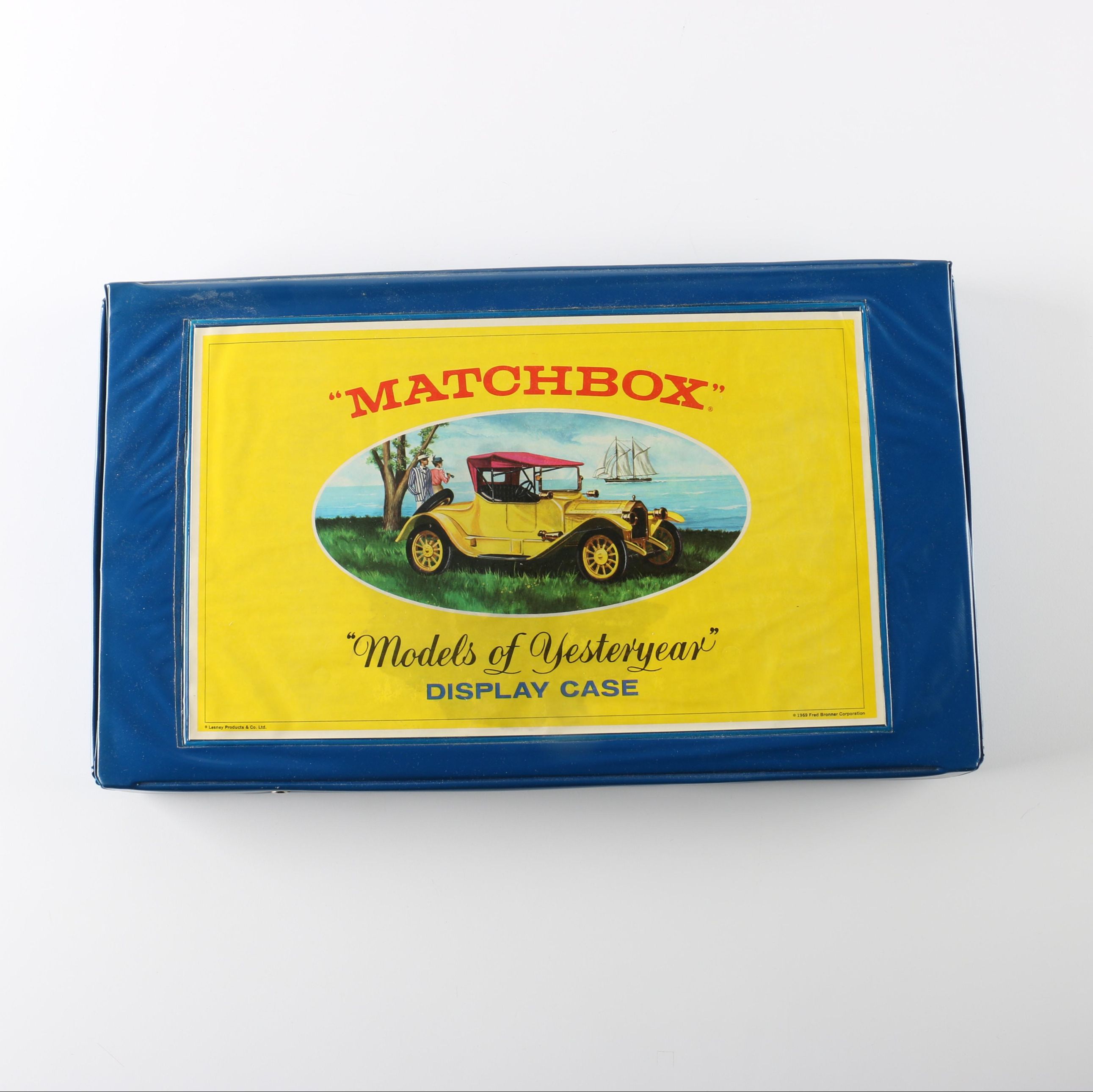 Matchbox "Models of Yesteryear" Die-Cast Cars in Case Circa 1969