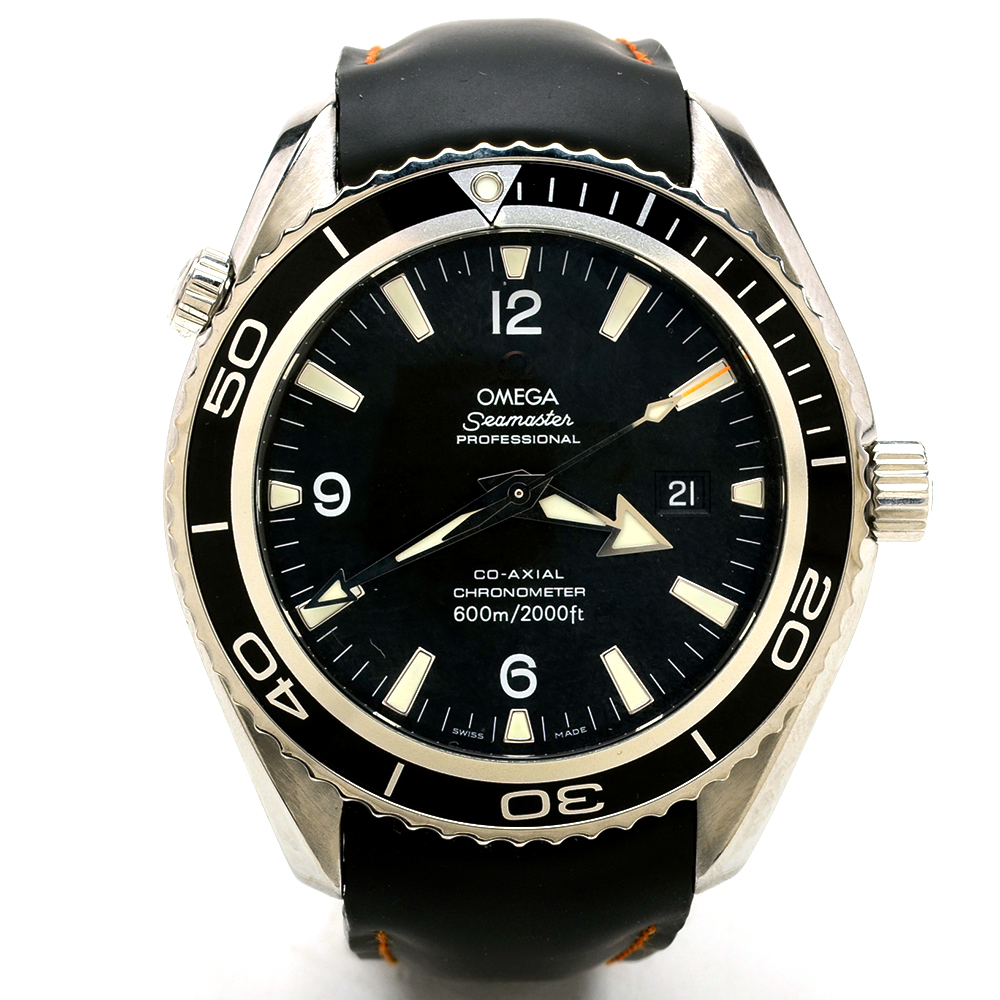Omega Seamaster Planet Ocean Black Co-Axial 45.50 mm AutoSteel
