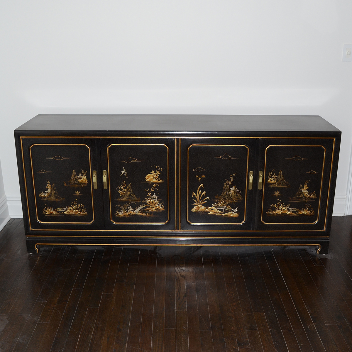 Vintage Chinoiserie Credenza by John Widdicomb