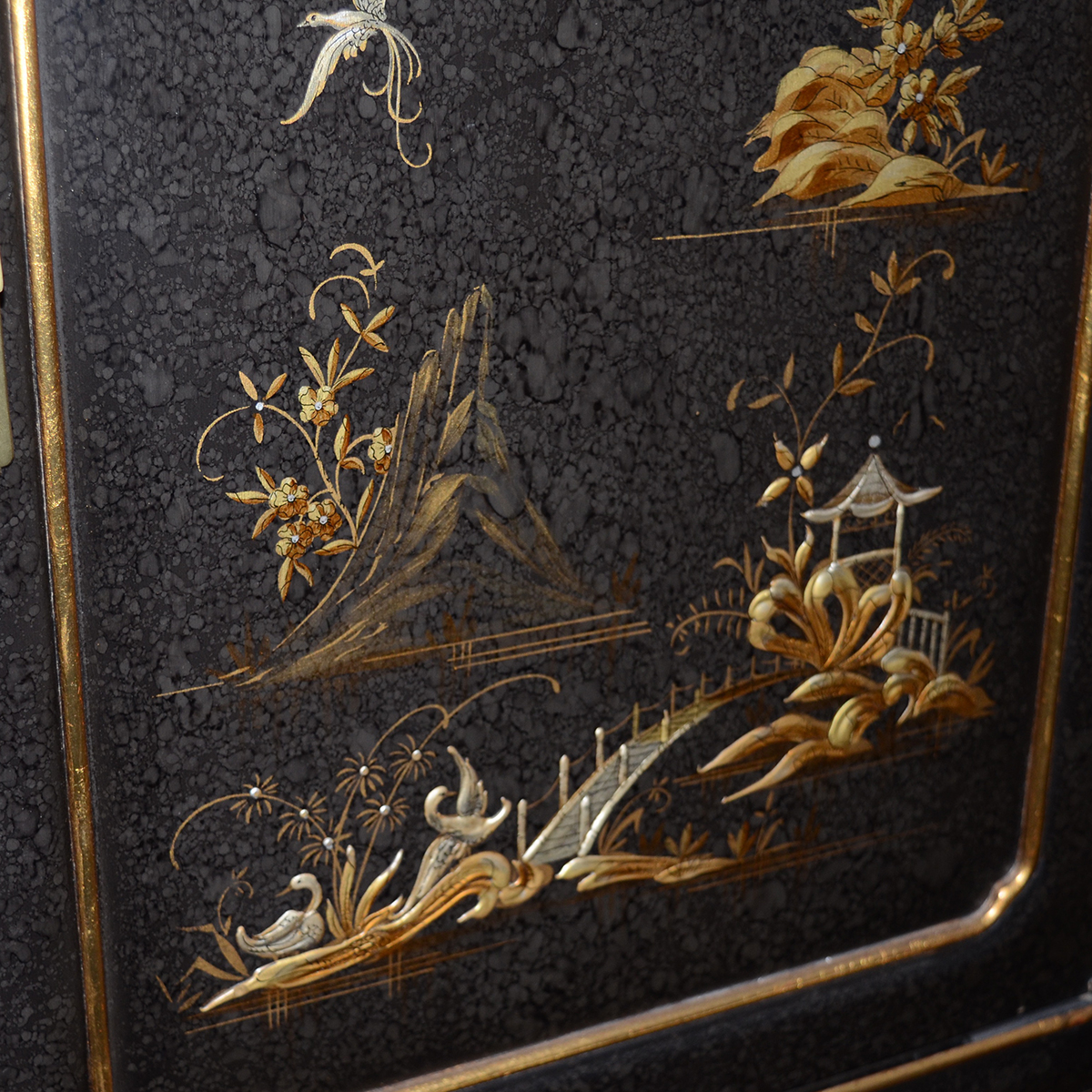 Vintage Chinoiserie Credenza by John Widdicomb