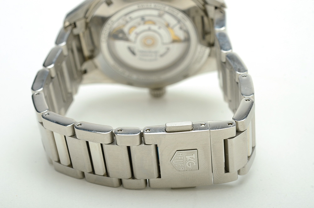 Men's Tag Heuer Carrera Date 39 mm Calibre 5 Grey Steel Automatic