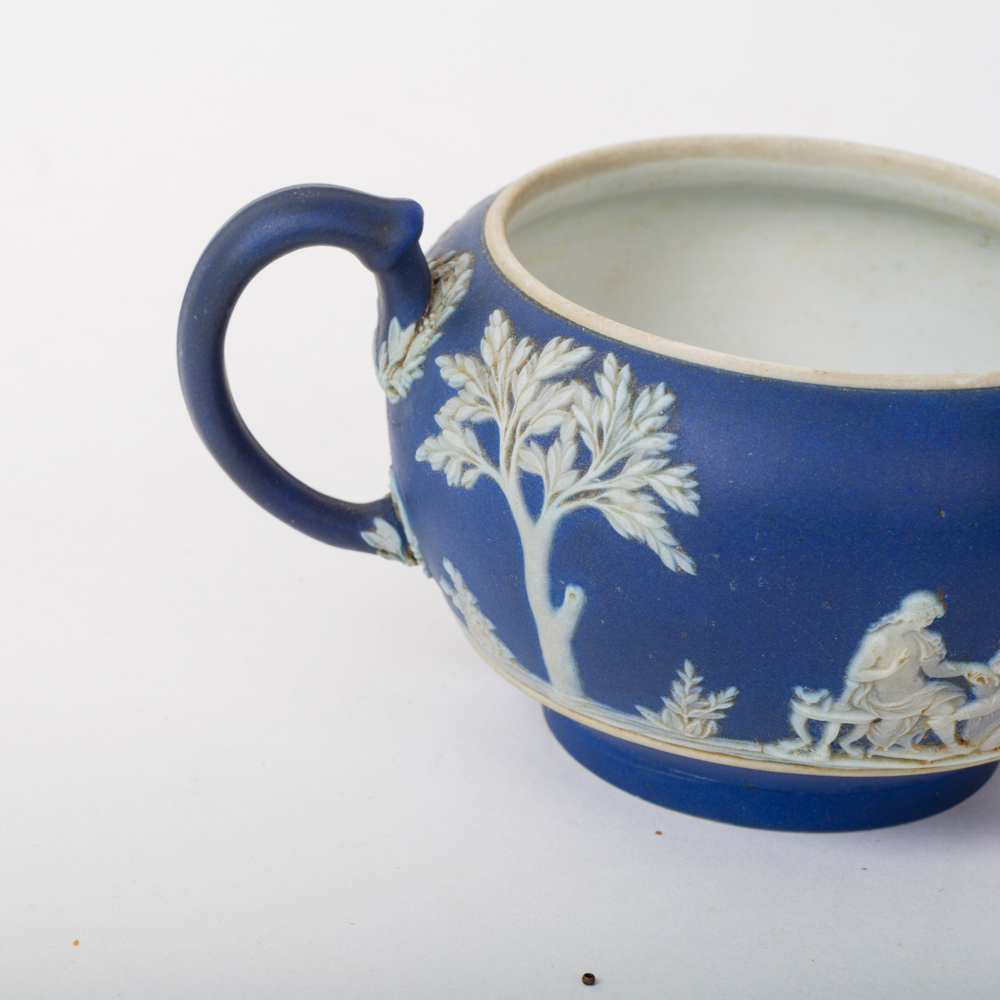 Vintage Wedgwood Jasperware Cream Pitcher and Sugar Bowl