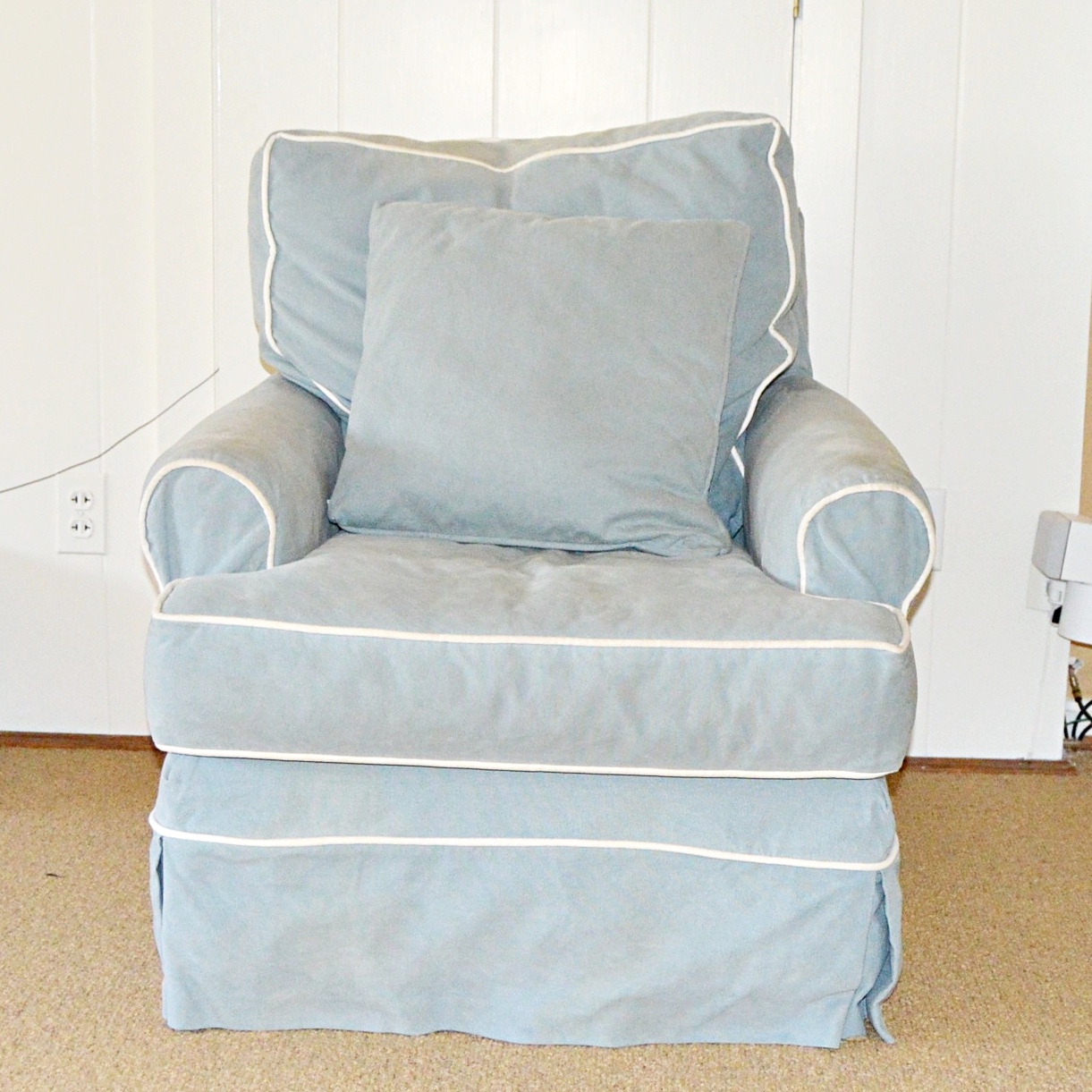 Light Blue Club Chair