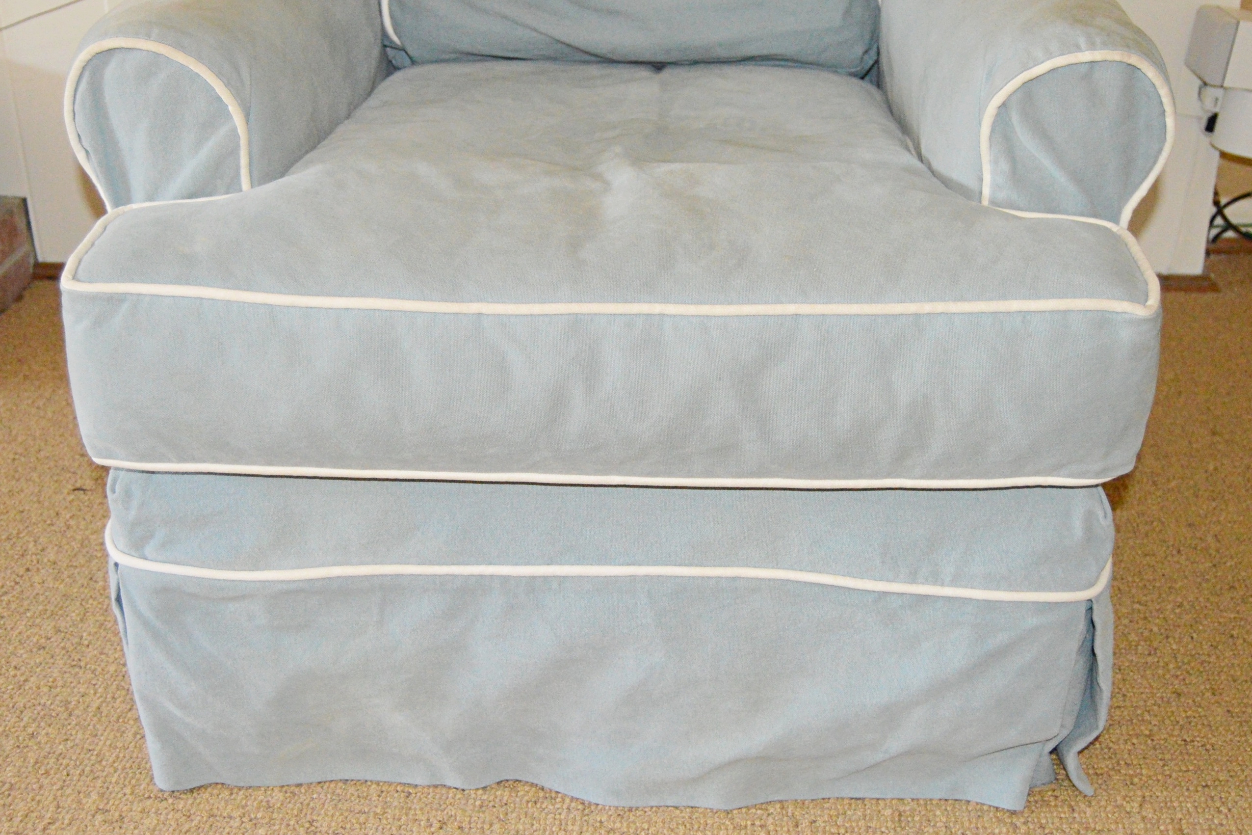Light Blue Club Chair
