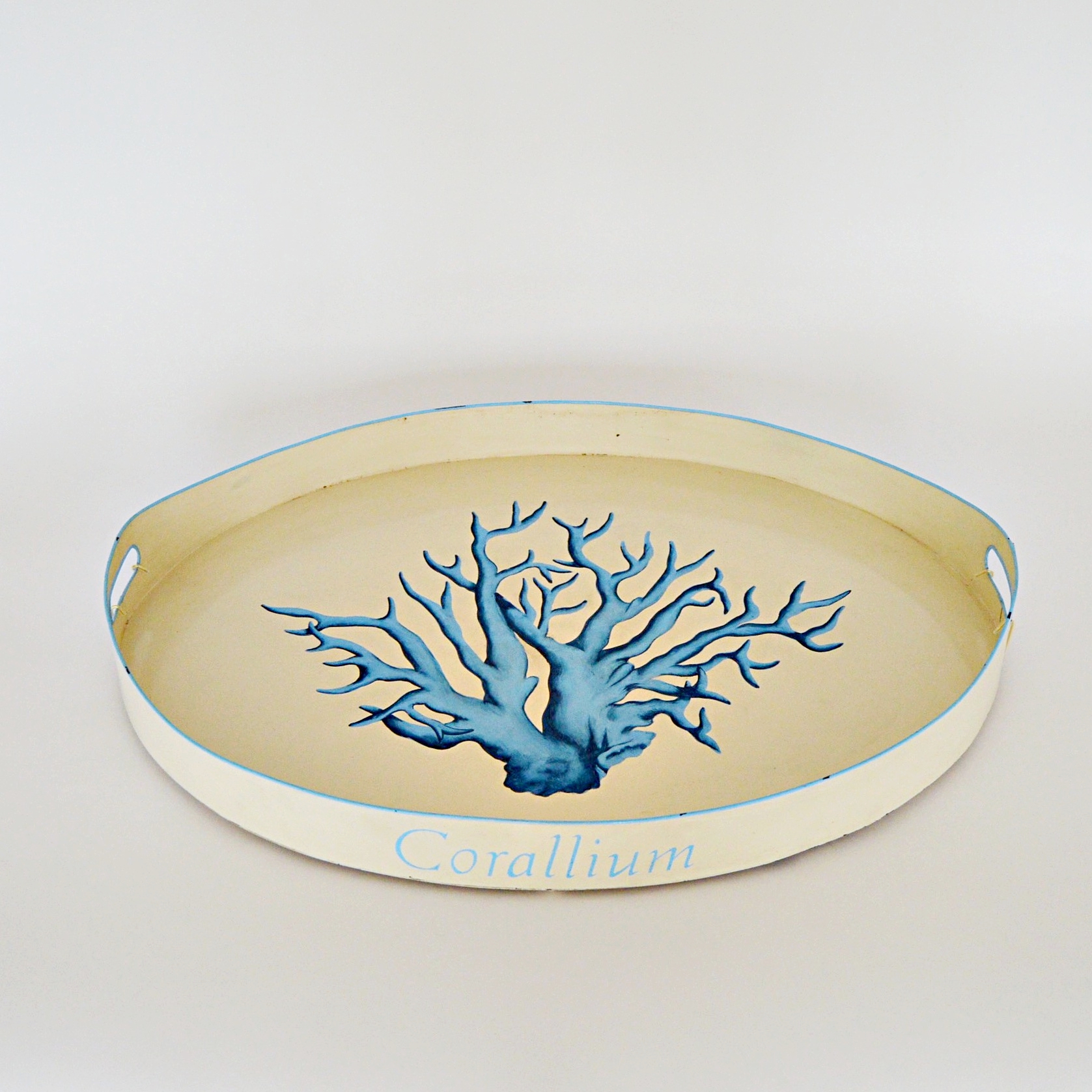 JM Piers Coral Tole Tray
