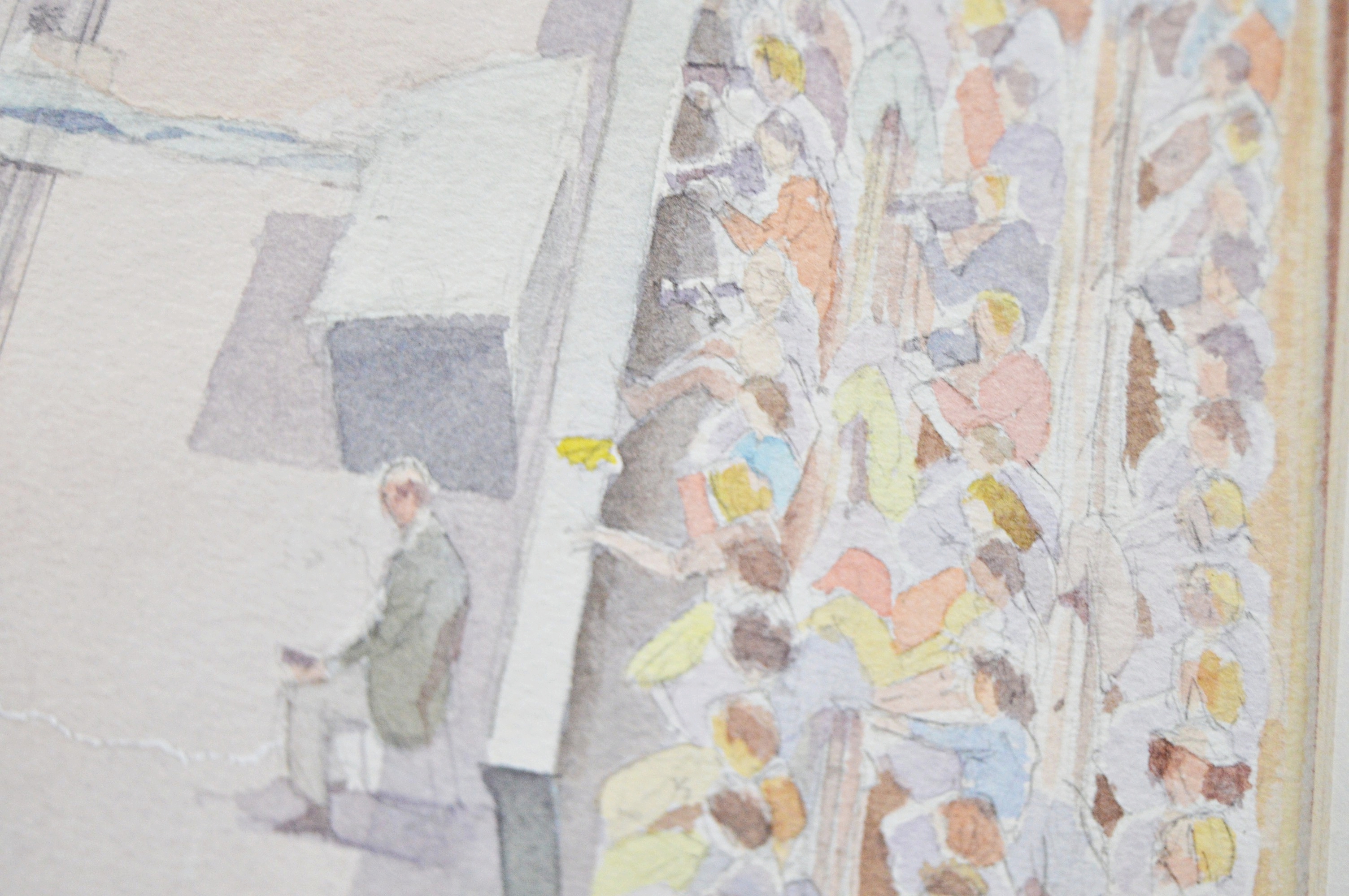 Graham Cole Watercolor "Borg vs. McEnroe"