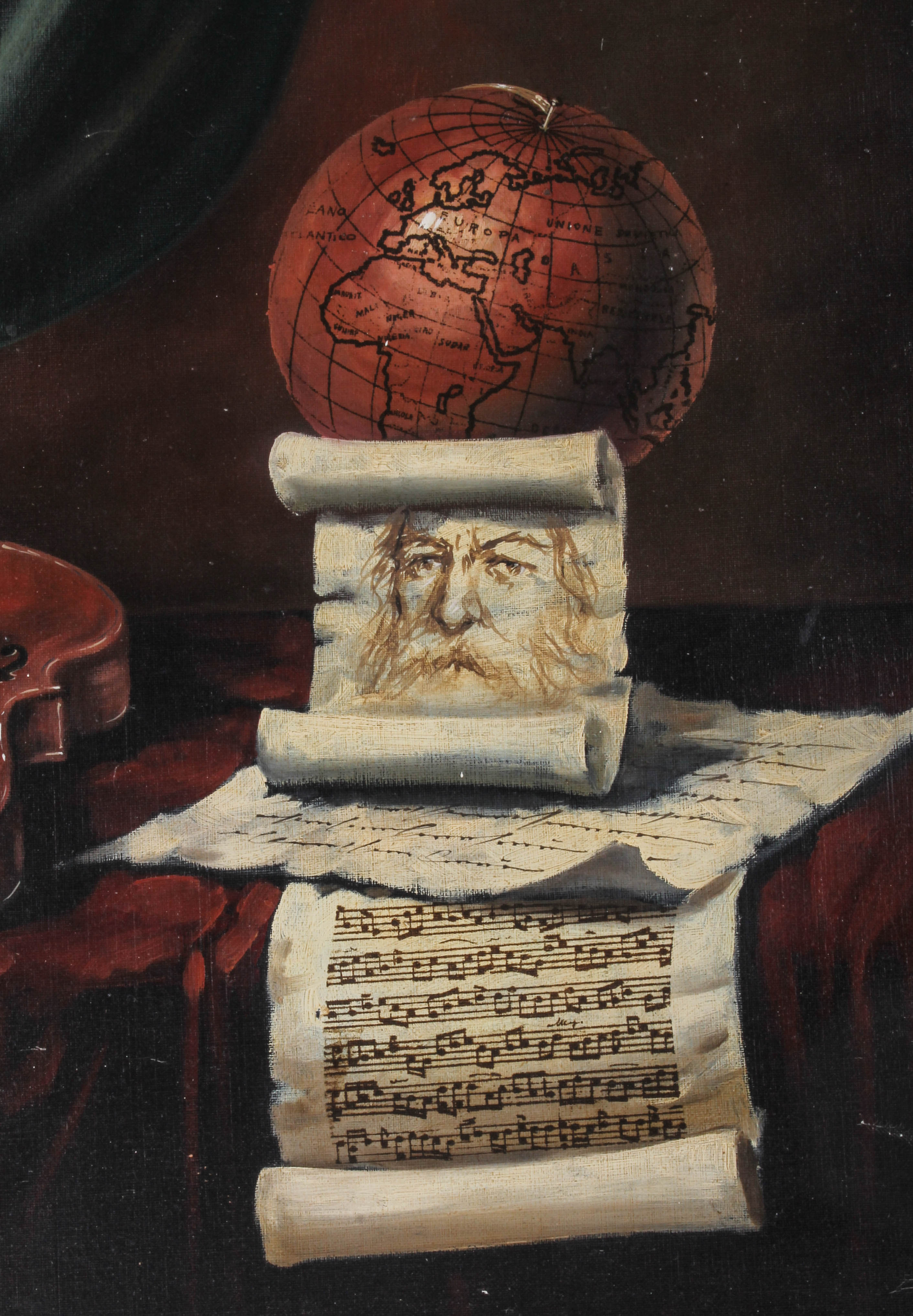 A. Bascheim Original Still Life Oil Painting on Canvas