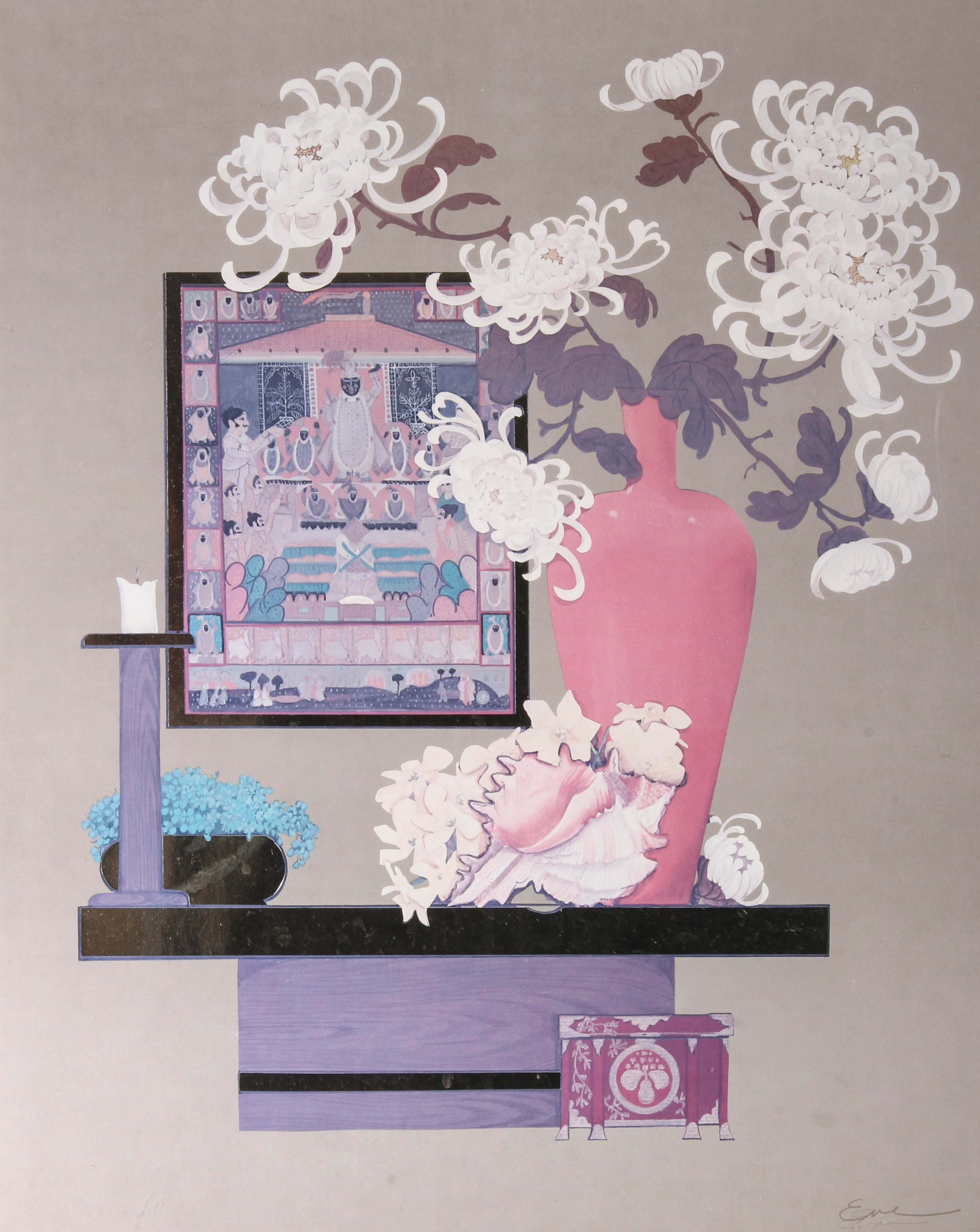 Pair of Floral Framed Prints