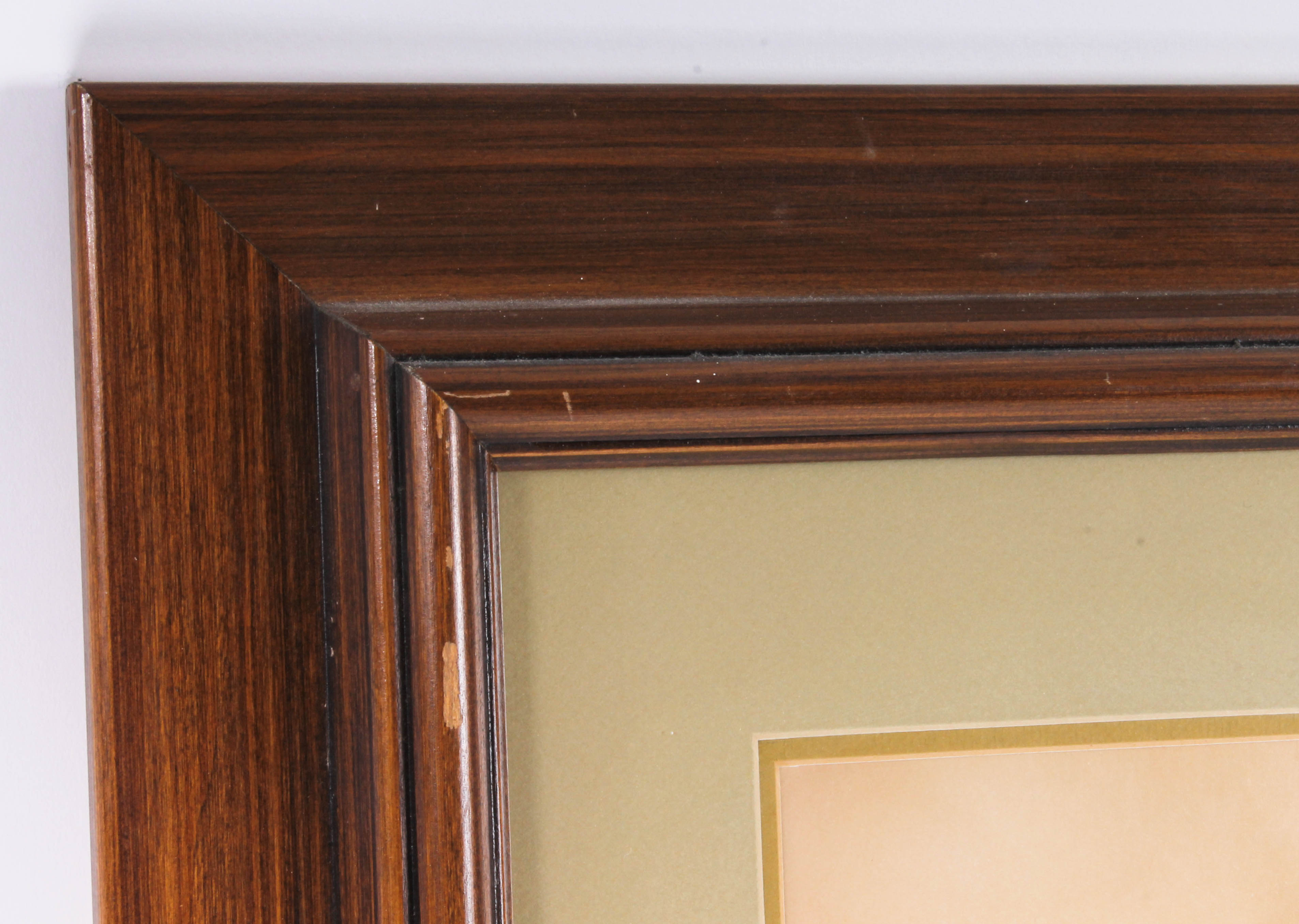 Pair of Framed Rustic Prints